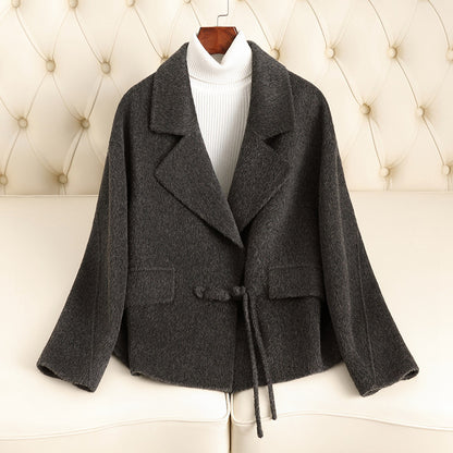 H4453 Women's cashmere coat