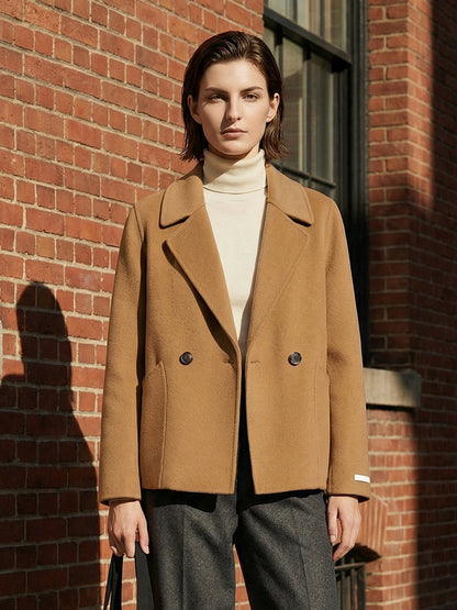 H4505 Women's cashmere coat