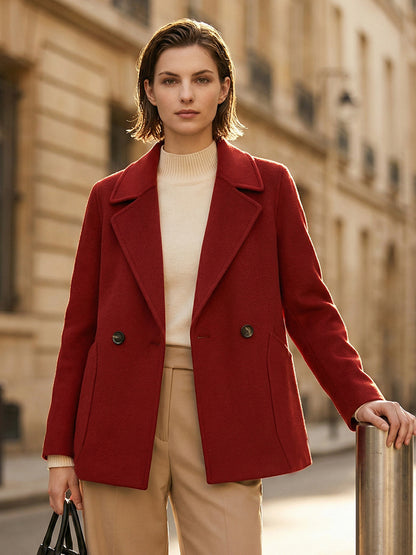 H4474 Women's cashmere coat