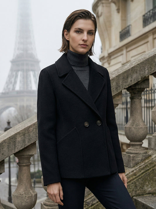 H4506 Women's cashmere coat