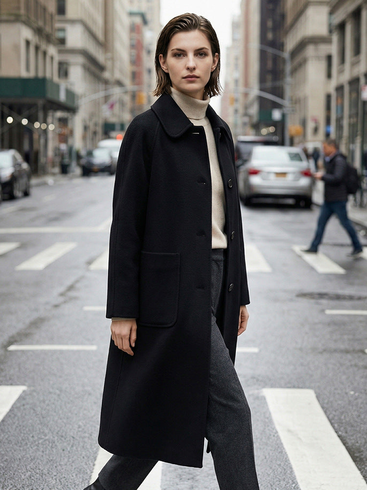 H4481 Women's cashmere coat