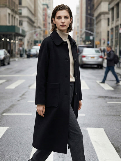 H4480 Women's cashmere coat