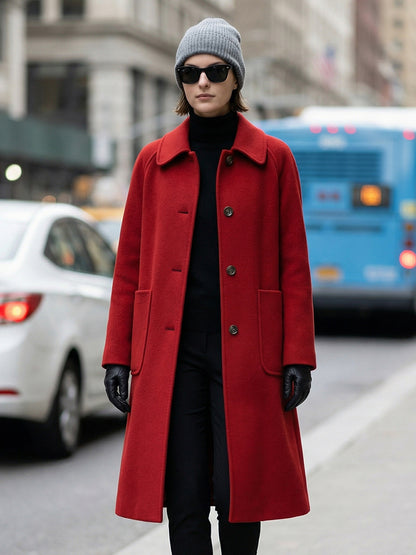 H4508 Women's cashmere coat