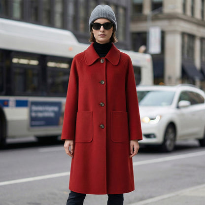 H4508 Women's cashmere coat