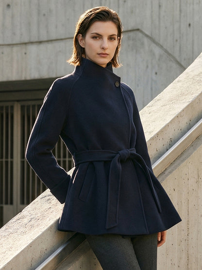 H4484 Women's cashmere coat