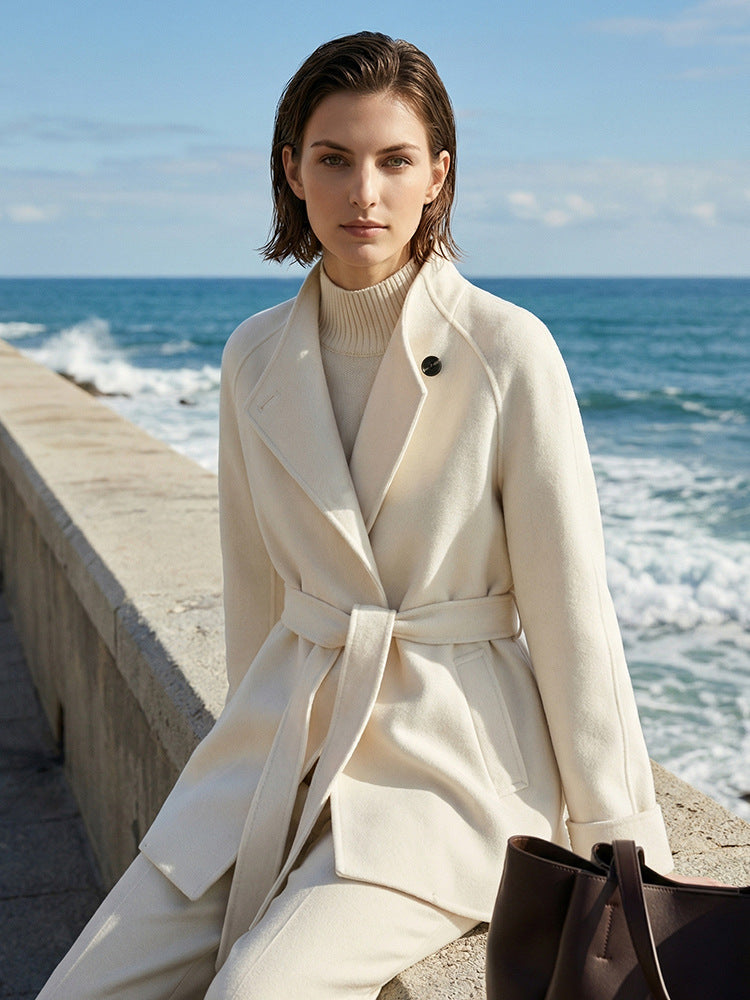 H4486 Women's cashmere coat
