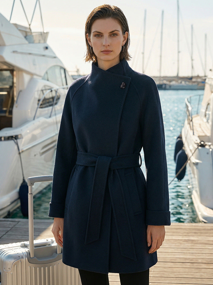 H4486 Women's cashmere coat