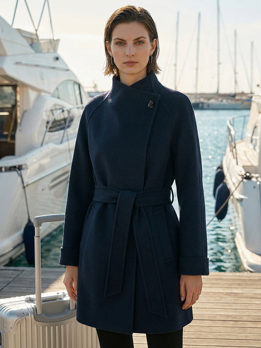 H4486 Women's cashmere coat