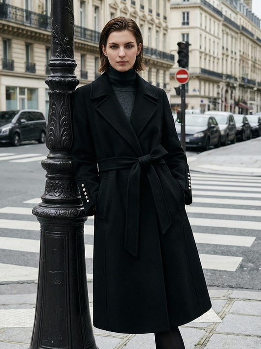 H4502 Women's cashmere coat