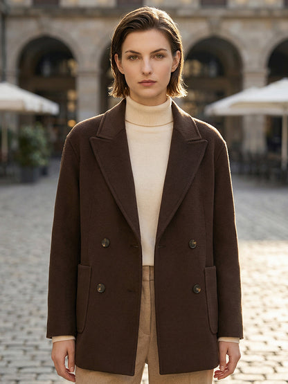 H4498 Women's cashmere coat