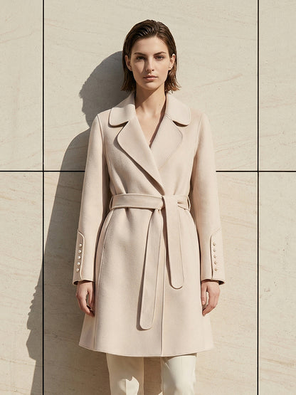 H4495 Women's cashmere coat