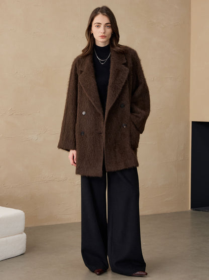 H4493 Women's cashmere coat