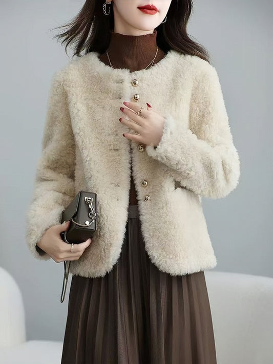 H4513 Women's wool coat