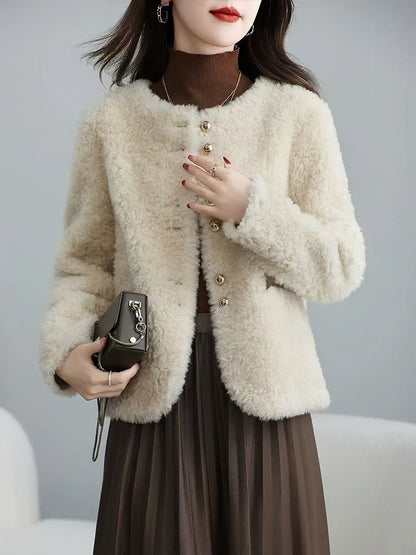 H4514 Women's wool coat