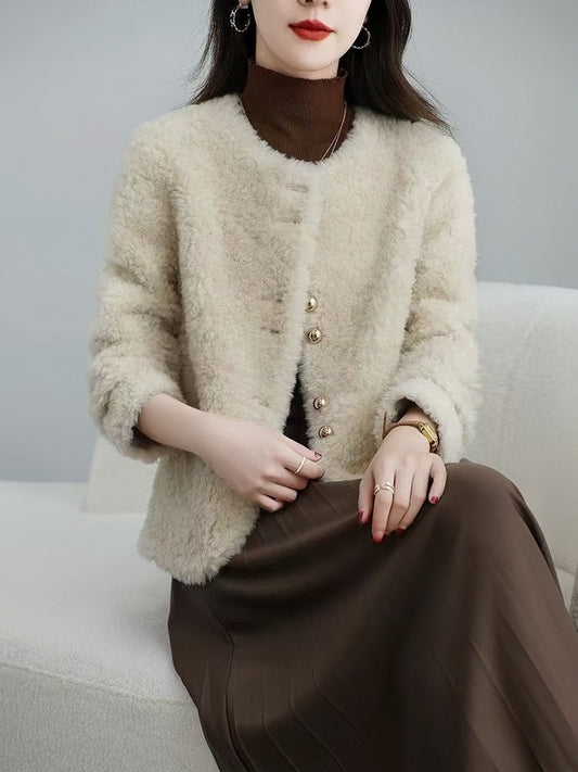 H4515 Women's wool coat