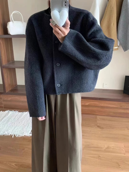 H4521 Women's wool coat