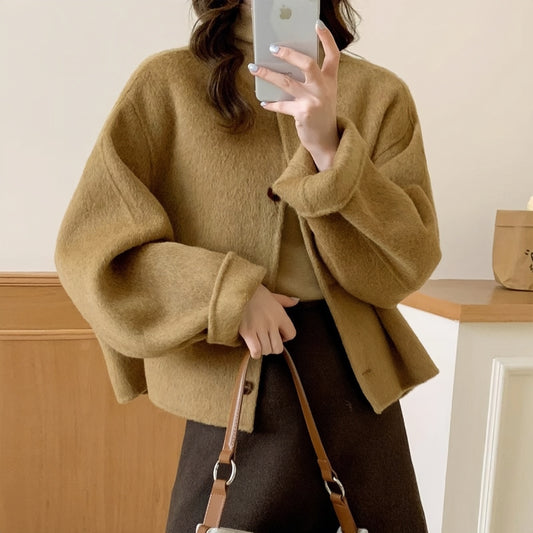 H4542 Women's wool coat