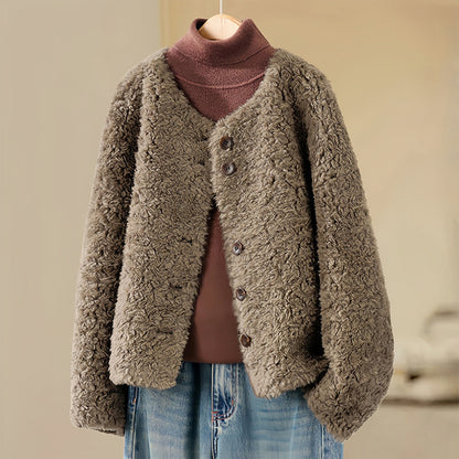 H4523 Women's wool coat