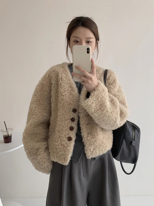 H4548 Women's wool coat