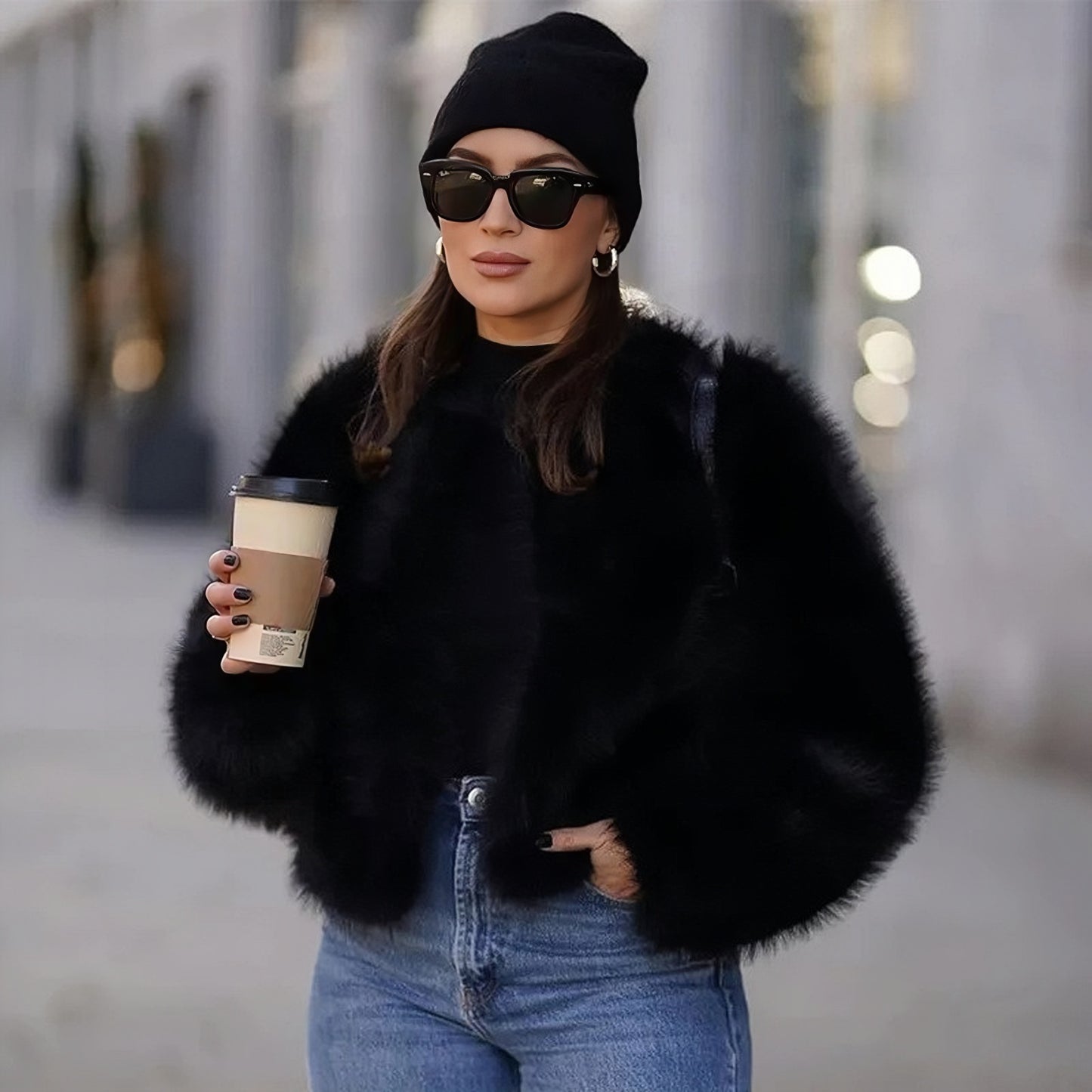 H4530 Women's wool coat