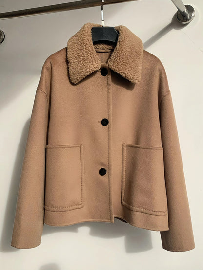 H4529 Women's wool coat
