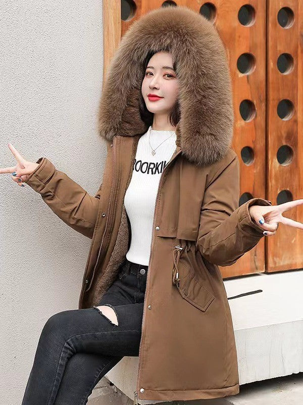 H4595 Women's down cotton coat
