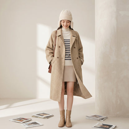 H4722 Women's cashmere coat