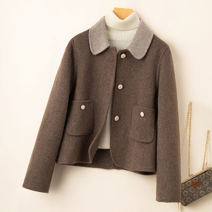 H4736 Women's cashmere coat
