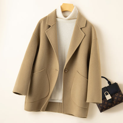 H4732 Women's cashmere coat
