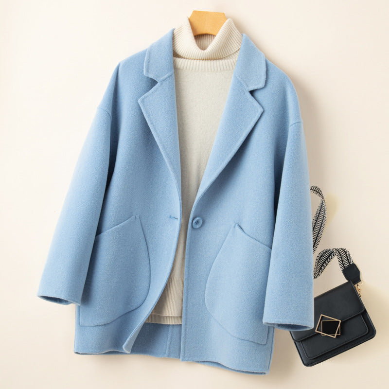 H4731 Women's cashmere coat