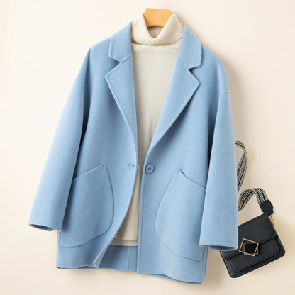 H4730 Women's cashmere coat