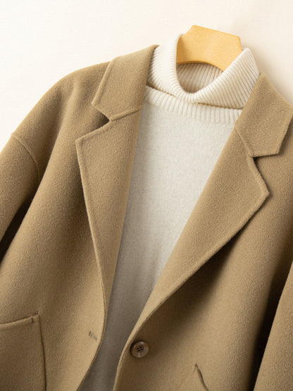 H4728 Women's cashmere coat