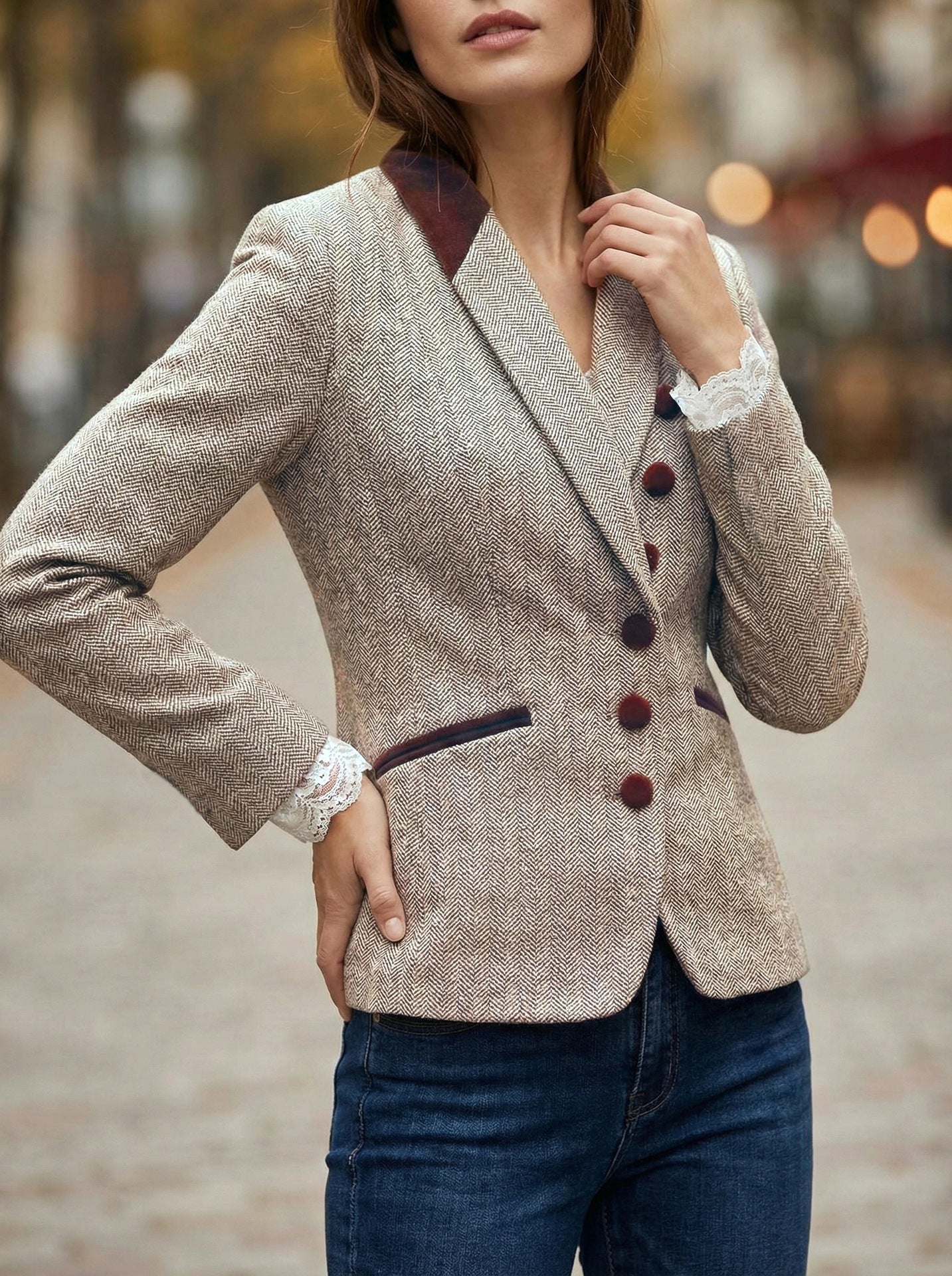H4810 Women's suit jacket