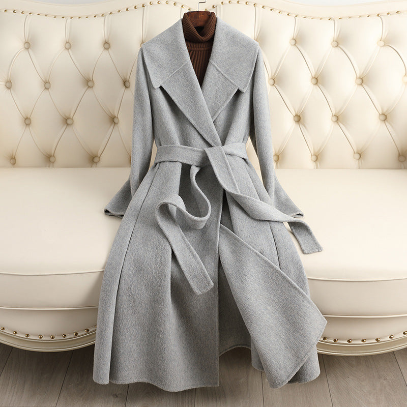 H4851 Women's cashmere coat