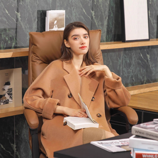 H4815 Women's cashmere coat