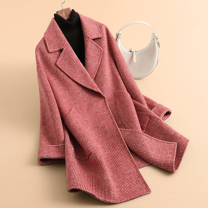 H4718 Women's cashmere coat