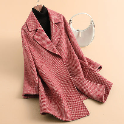 H4718 Women's cashmere coat