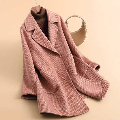 H4817 Women's cashmere coat