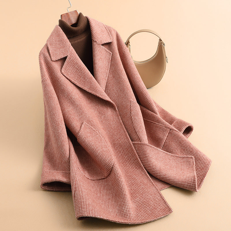 H4718 Women's cashmere coat