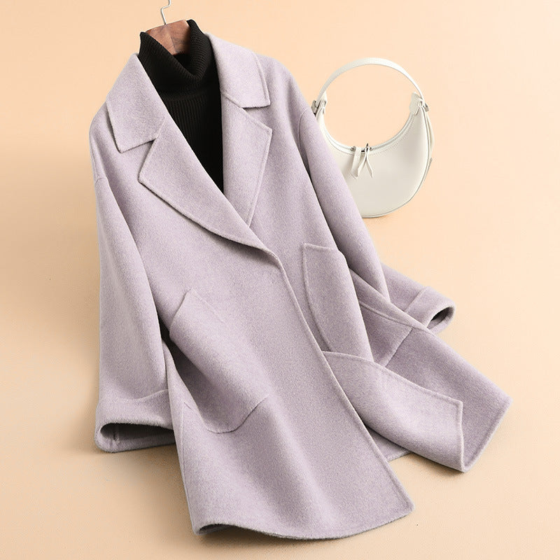 H4819 Women's cashmere coat