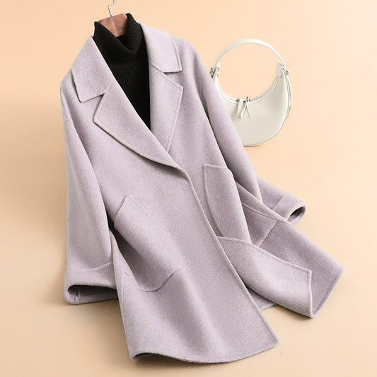 H4819 Women's cashmere coat