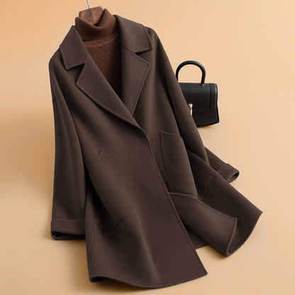H4819 Women's cashmere coat
