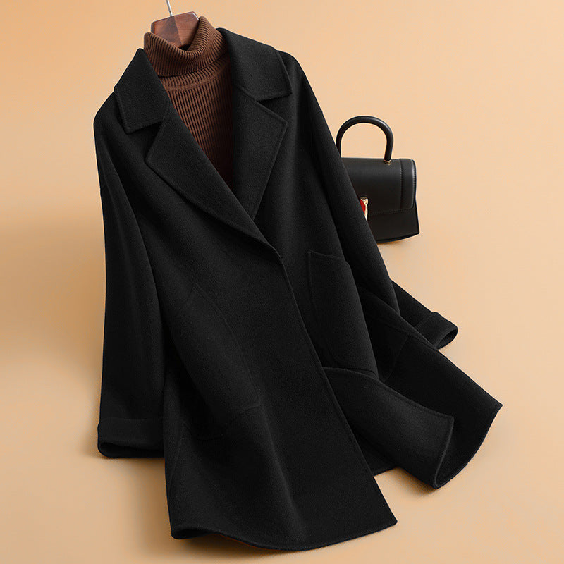 H4824 Women's cashmere coat