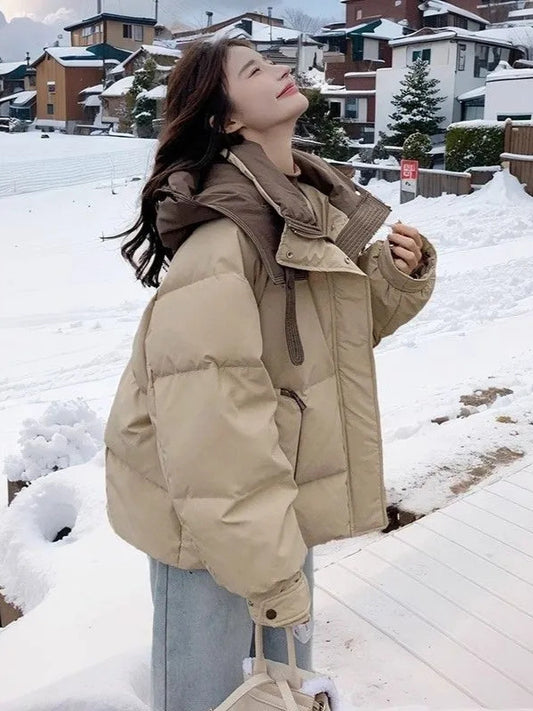 H4873 Women's down cotton jacket