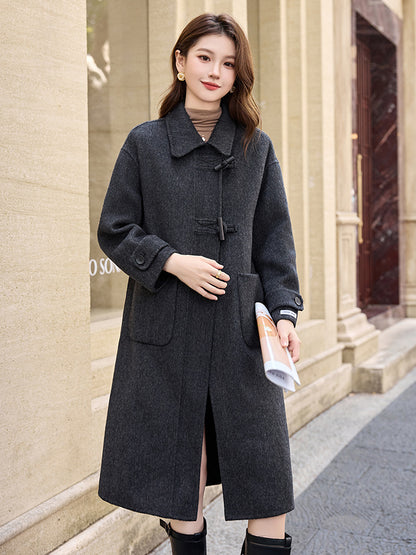 H4903 Women's wool coat