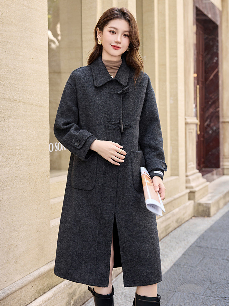 H4931 Women's wool coat