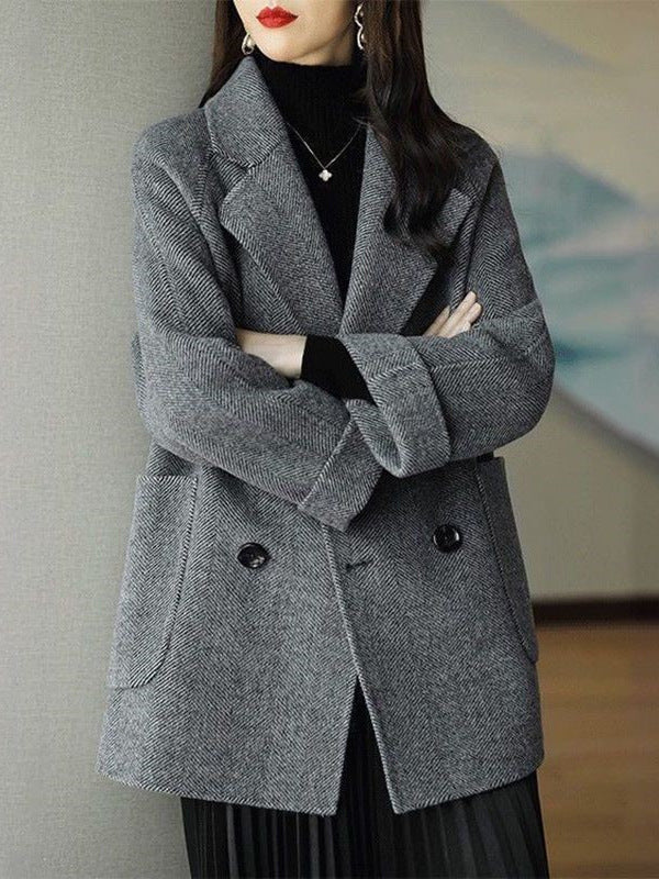 H4936 Women's wool coat