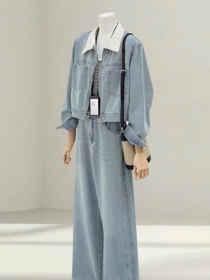 H4946 denim suit