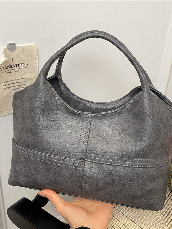 H6053 Leather casual women's bags