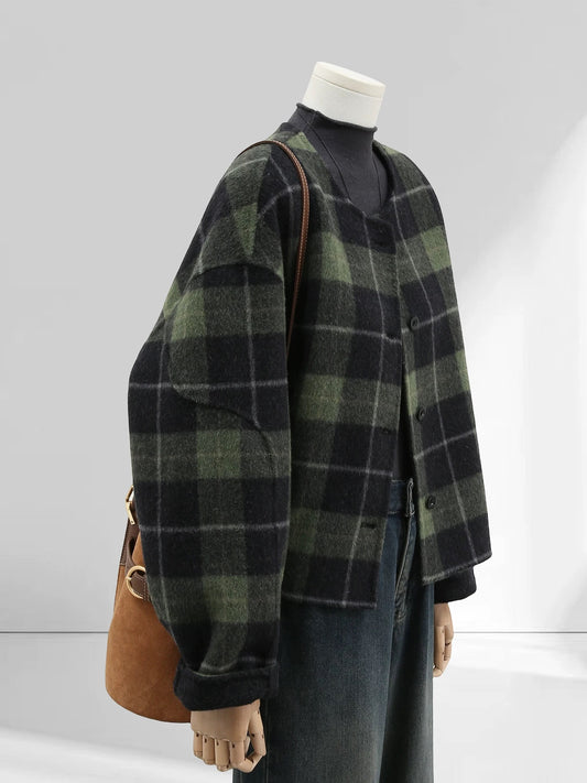 H2286 Plaid Jacket